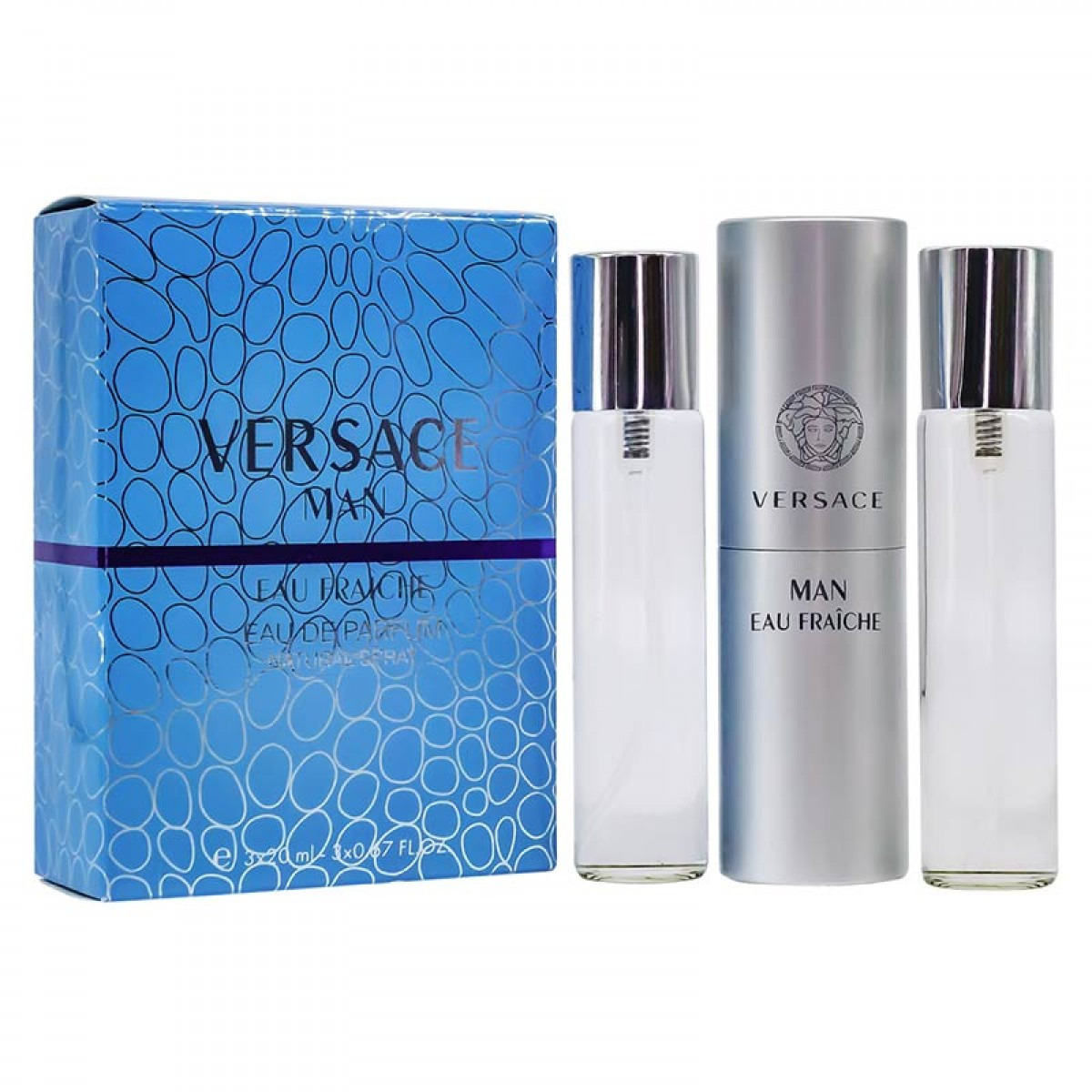 457936141_w640_h640_parfyumernyj-nabor-versace Парфюмерный набор Versace Man Eau Fraiche / edp 3*20 ml — изображение 1